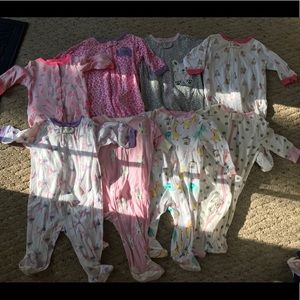 3-6 month girls pajamas